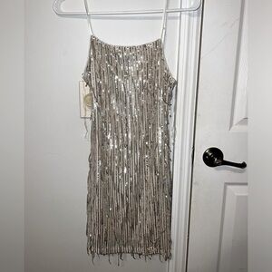 Sparkle mini dress